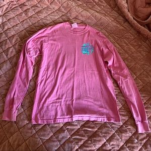 Pink Phi Mu Long Sleeve Tee - Lilly Pulitzer